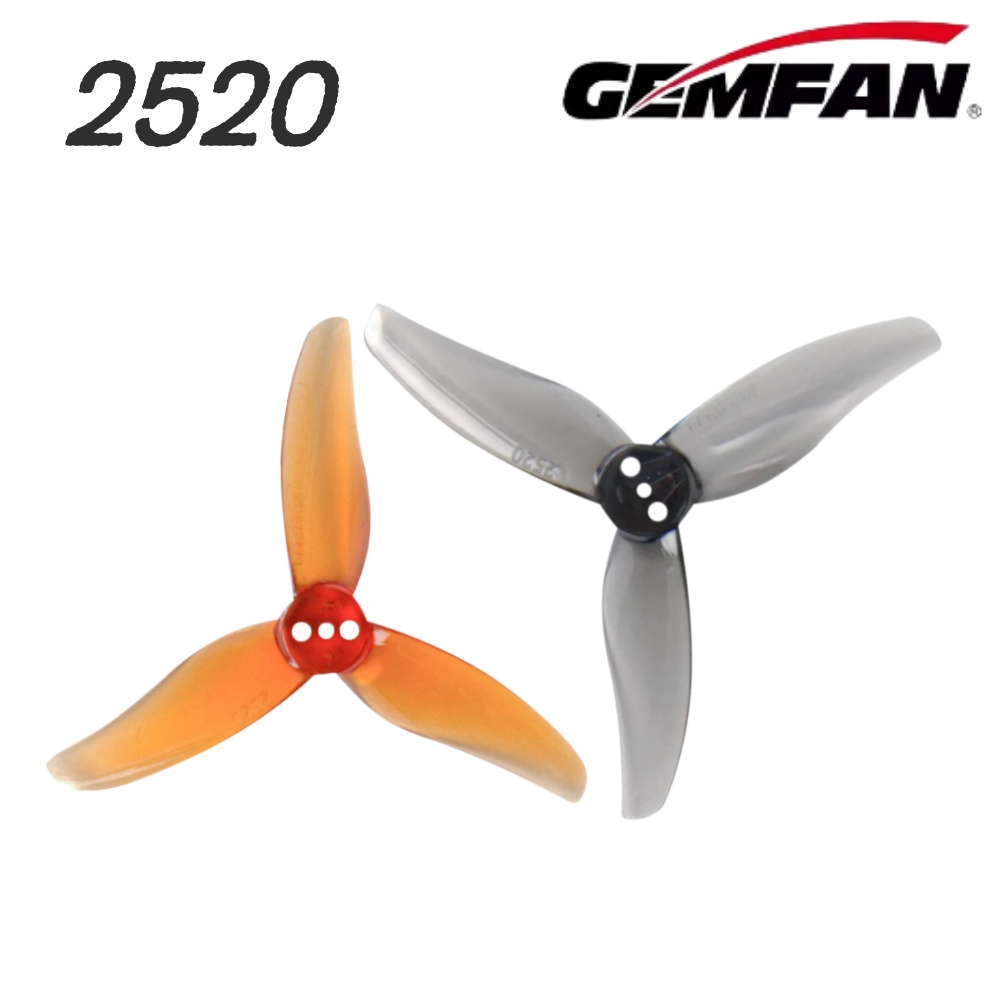 Ekko Cosplay Prop - 4ペア Gemfan Hurricane 2520 2.5X2X3 3ブレードPCプロペラ