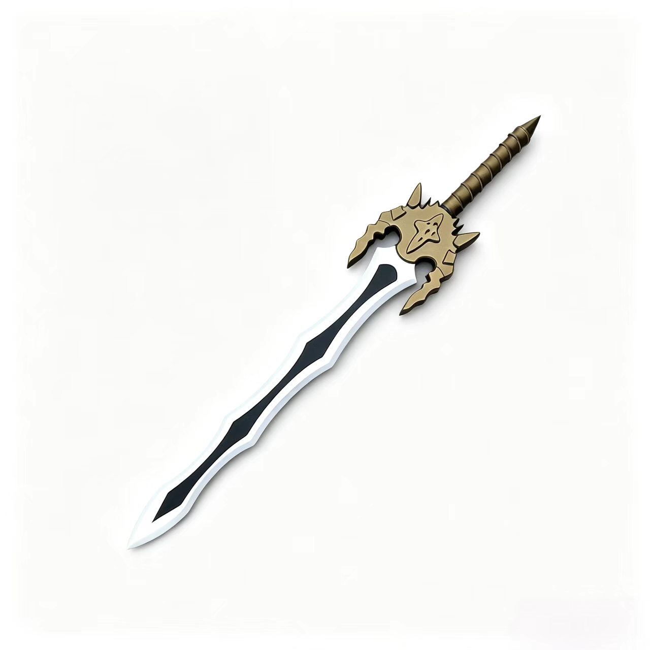 Cosplay Flame Prop - 「炎の使い手」アニメ「テイクオン・ミー」のダークソードコスプレ用小道具。ハロウィーン、カーニバル、コスプレパーティー、ゲームファン向けのギフトに。