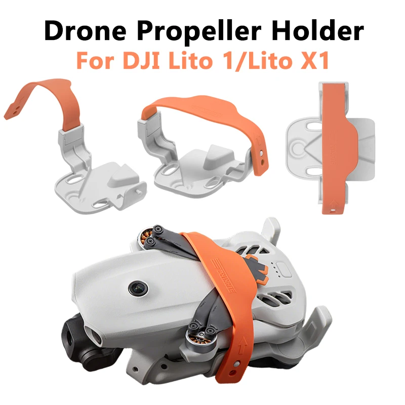 Ekko Cosplay Prop - ドローンアクセサリープロペラホルダー Proter DJI Lito 1/X1 プロペラプロテクターブレードストラップウィング固定スタビライザー