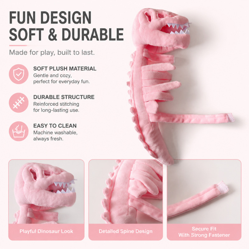 恐竜柄のペット用ボディスーツ 犬猫用 面白い写真撮影用小道具 - Cosplay Prop Pattern のレビューと価格